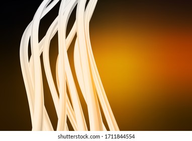 Dark Orange vector blurred shine abstract texture. A completely new colored illustration in blur style. New design for your business.