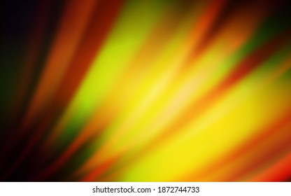 Dark Orange vector blurred shine abstract texture. Shining colored illustration in smart style. Smart design for your work.