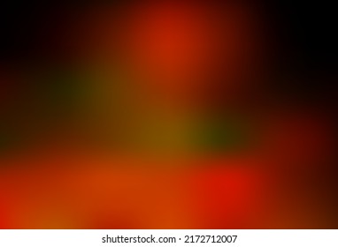 Dark Orange vector blurred shine abstract background. Colorful illustration in blurry style with gradient. Template for any brand book.
