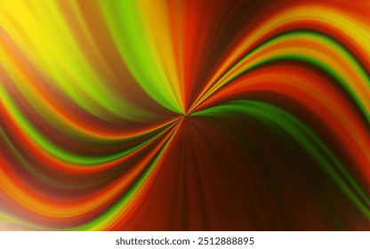 Vetor laranja escuro borrado brilho modelo abstrato. Ilustração abstrata moderna com gradiente. Novo design para a sua empresa.