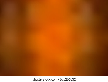 Dark Orange vector blurred shine abstract background. A vague abstract illustration with gradient. A completely new design for your business.