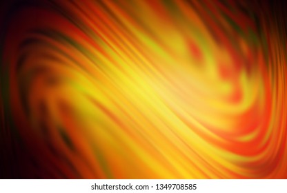 Dark Orange vector blurred template. Glitter abstract illustration with gradient design. Elegant background for a brand book.