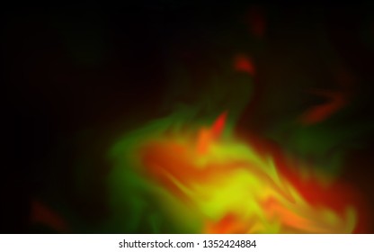 Dark Orange vector blurred template. A completely new colored illustration in blur style. Blurred design for your web site.