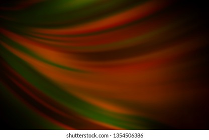 Dark Orange vector blurred template. An elegant bright illustration with gradient. New style design for your brand book.