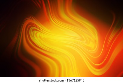 Dark Orange vector blurred template. An elegant bright illustration with gradient. Elegant background for a brand book.