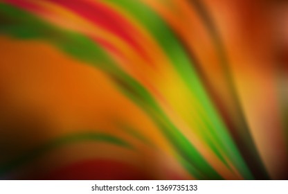 Dark Orange vector blurred template. New colored illustration in blur style with gradient. Completely new design for your business.