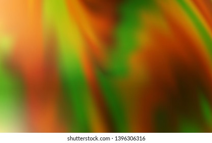 Dark Orange vector blurred template. Colorful illustration in abstract style with gradient. The best blurred design for your business.