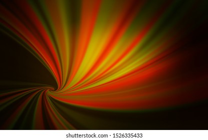 Dark Orange vector blurred template. Shining colored illustration in smart style. New way of your design.