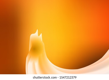 Dark Orange vector blurred template. Colorful abstract illustration with gradient. Background for designs.