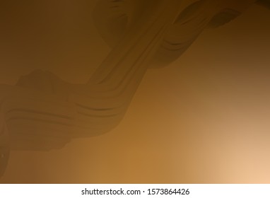 Dark Orange vector blurred template. Creative illustration in halftone style with gradient. New way of your design.