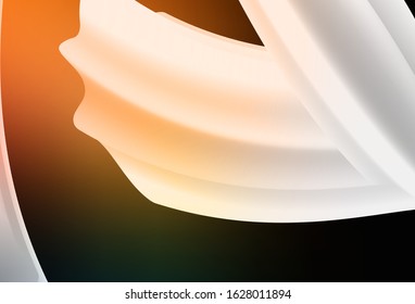 Dark Orange vector blurred template. Shining colorful illustration in smart style. The best blurred design for your business.