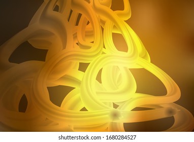 Dark Orange vector blurred template. An elegant bright illustration with gradient. New style design for your brand book.