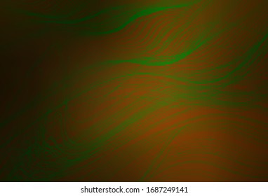 Dark Orange vector blurred template. New colored illustration in blur style with gradient. Background for designs.