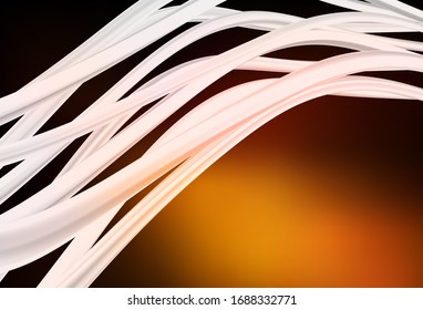 Dark Orange vector blurred template. Colorful abstract illustration with gradient. Smart design for your work.