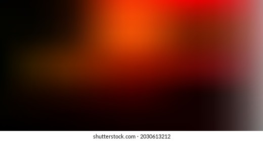 Dark orange vector blurred template. Colorful illustration with gradient in abstract style. Your design for applications.