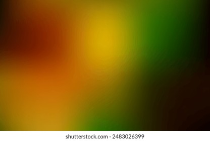 Dark orange vector blurred template. Blurred abstract gradient illustration in simple style. Sample for your designs.