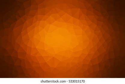 Diseño de fondo triángulo negro vectorial oscuro. Fondo geométrico en estilo Origami con degradado. 