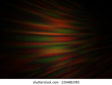 Dark Orange vector bokeh and colorful pattern. Colorful illustration in abstract style with gradient. The best blurred design for your business.