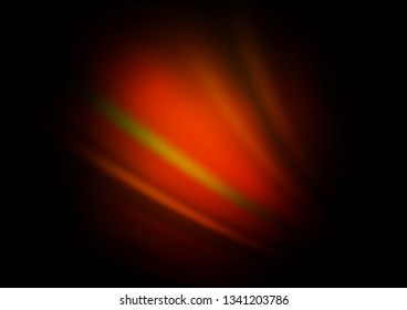 Dark Orange vector bokeh and colorful pattern. Shining colorful illustration in a Brand new style. The background for your creative designs.