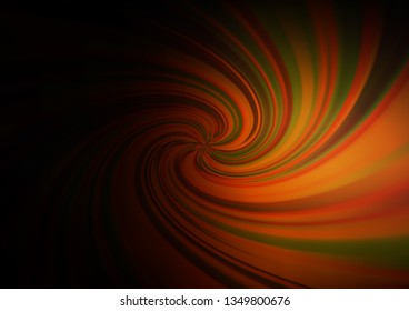 Dark Orange vector bokeh and colorful pattern. A completely new color illustration in a bokeh style. The best blurred design for your business.