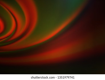 Dark Orange vector bokeh and colorful pattern. A completely new color illustration in a bokeh style. The template can be used for your brand book.