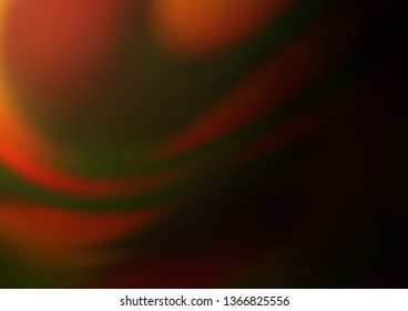Dark Orange vector bokeh and colorful pattern. Shining colorful illustration in a Brand new style. A new texture for your design.