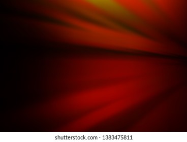 Dark Orange vector bokeh and colorful pattern. Modern geometrical abstract illustration with gradient. The background for your creative designs.