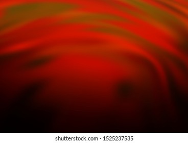 Dark Orange vector bokeh and colorful pattern. A vague abstract illustration with gradient. A completely new design for your business.