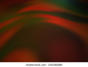 Dark Orange vector bokeh and colorful pattern. Colorful illustration in abstract style with gradient. A new texture for your design.
