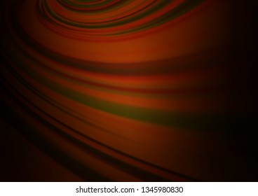 Dark Orange vector bokeh pattern. Modern geometrical abstract illustration with gradient. A new texture for your design.