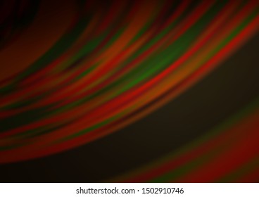 Dark Orange vector bokeh pattern. Colorful abstract illustration with gradient. The template can be used for your brand book.
