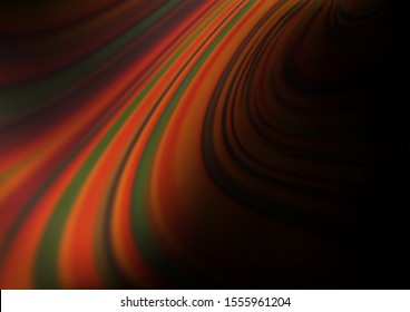 Dark Orange vector bokeh pattern. Creative illustration in halftone style with gradient. A new texture for your design.