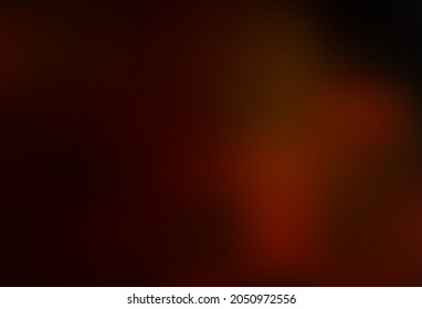 Dark Orange vector bokeh pattern. A vague abstract illustration with gradient. Sample for your creative designs.