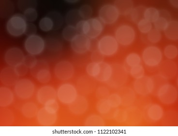 Dark Orange vector bokeh template. Colorful illustration in abstract style with gradient. Brand new design for your business.