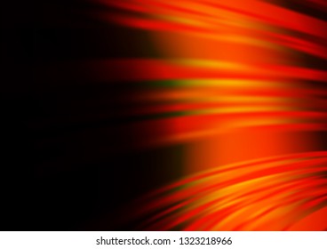 Dark Orange vector bokeh template. Glitter abstract illustration with an elegant design. The template can be used for your brand book.
