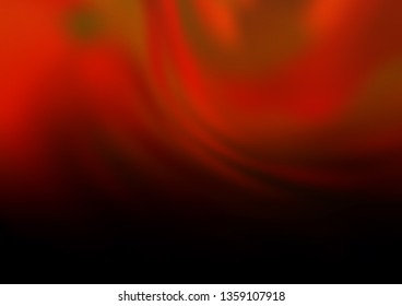 Dark Orange vector bokeh template. Shining colorful illustration in a Brand new style. A completely new design for your business.