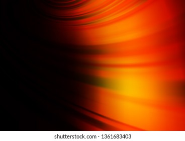 Dark Orange vector bokeh template. Glitter abstract illustration with an elegant design. The blurred design can be used for your web site.
