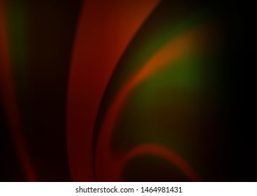 Dark Orange vector bokeh template. Colorful abstract illustration with gradient. The template for backgrounds of cell phones.