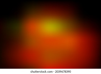 Dunkelorange Vektor-Bokeh-Vorlage. Farbige Illustration im unscharfen Stil mit Farbverlauf. Intelligente Textur für Ihr Design.
