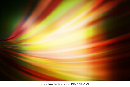 Dark Orange vector colorful abstract background. Colorful abstract illustration with gradient. Background for designs.