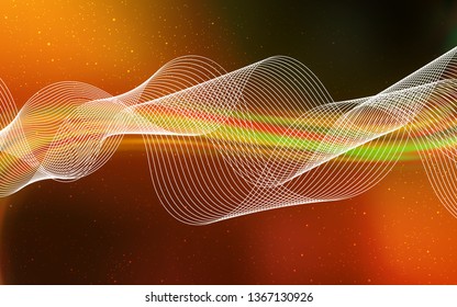 Dark Orange vector colorful abstract background. An elegant bright illustration with gradient. Blurred design for your web site.