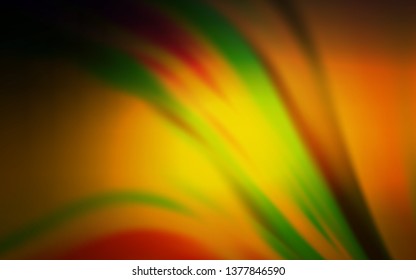 Dark Orange vector colorful abstract background. New colored illustration in blur style with gradient. Smart design for your work.