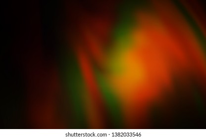 Dark Orange vector colorful abstract background. Glitter abstract illustration with gradient design. New way of your design.