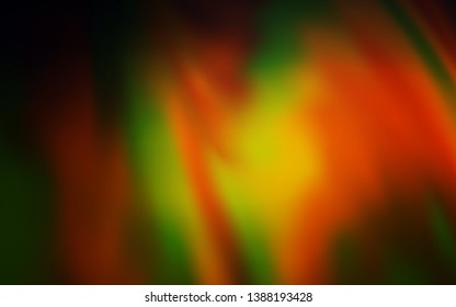 Dark Orange vector colorful abstract texture. Glitter abstract illustration with gradient design. New design for your business.