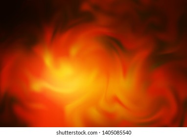 Dark Orange vector colorful abstract background. Abstract colorful illustration with gradient. The best blurred design for your business.