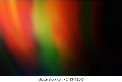 Dark Orange vector colorful abstract texture. Abstract colorful illustration with gradient. New style for your business design.