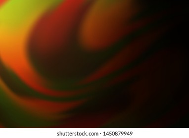 Dark Orange vector colorful abstract background. Glitter abstract illustration with gradient design. New way of your design.