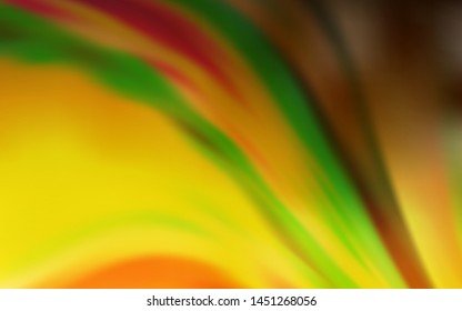 Dark Orange vector colorful abstract background. Colorful abstract illustration with gradient. New design for your business.