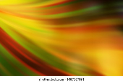 Dark Orange vector colorful abstract background. Colorful abstract illustration with gradient. Background for designs.