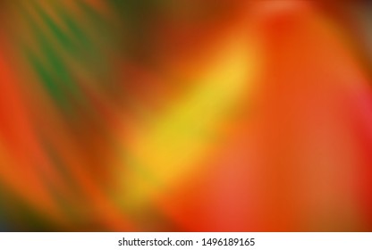 Dark Orange vector colorful abstract texture. Shining colored illustration in smart style. Background for a cell phone.